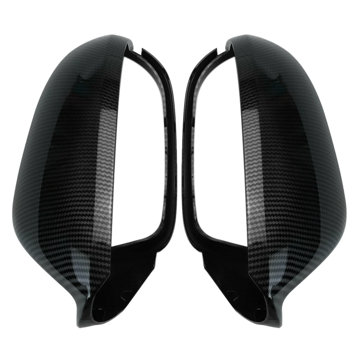 Car Side Wing Rear View Rearview Mirror Shells Cover Case Caps for A6 C7 S6 4G 2012-2018 Carbon Look Exterior Parts