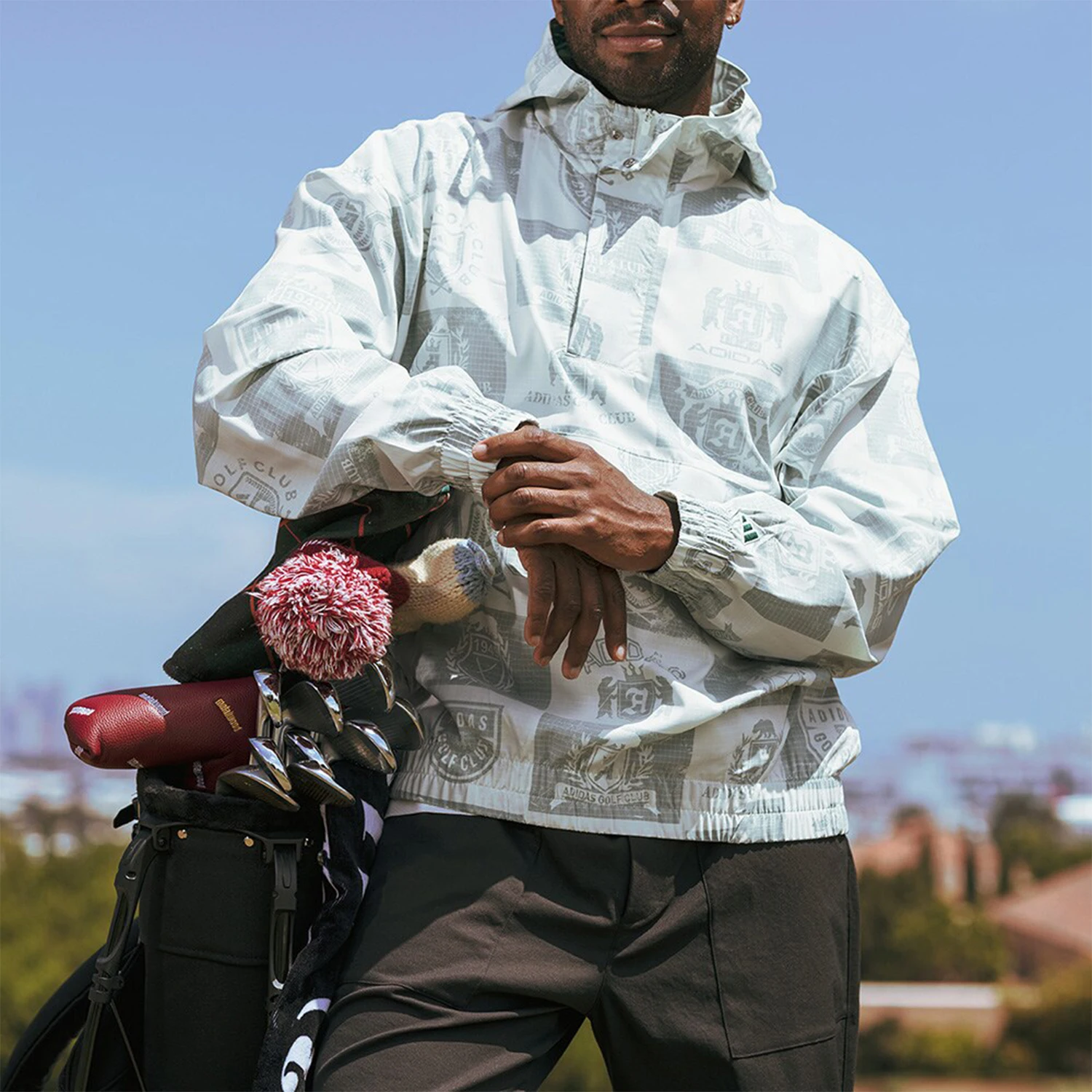 

Adidas Genuine Golf Half-Zip Men's Hooded Pullover IQ2973