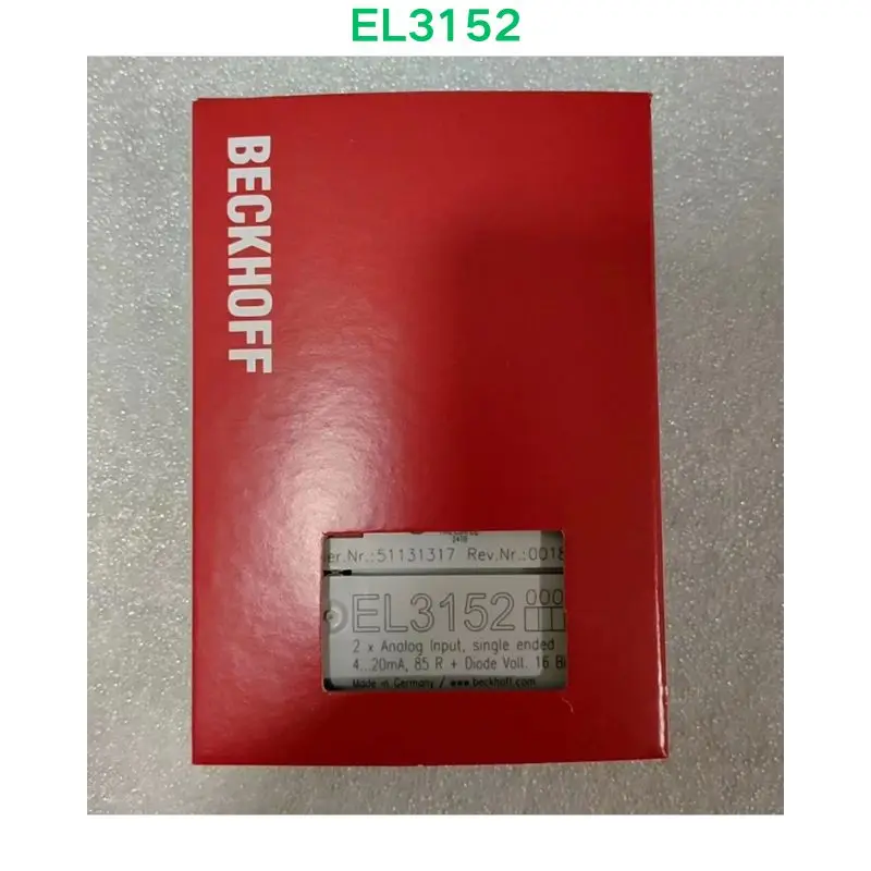 

New Beckhoff module EL3152