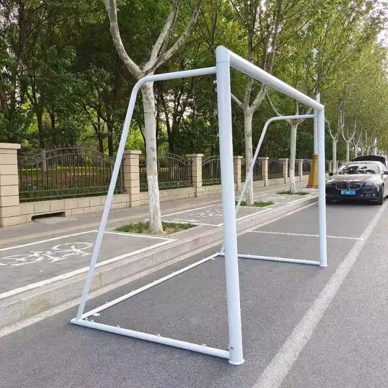 

Factory Direct Supply Steel Football Goal Posts Portable Soccer Goal with Football Nets