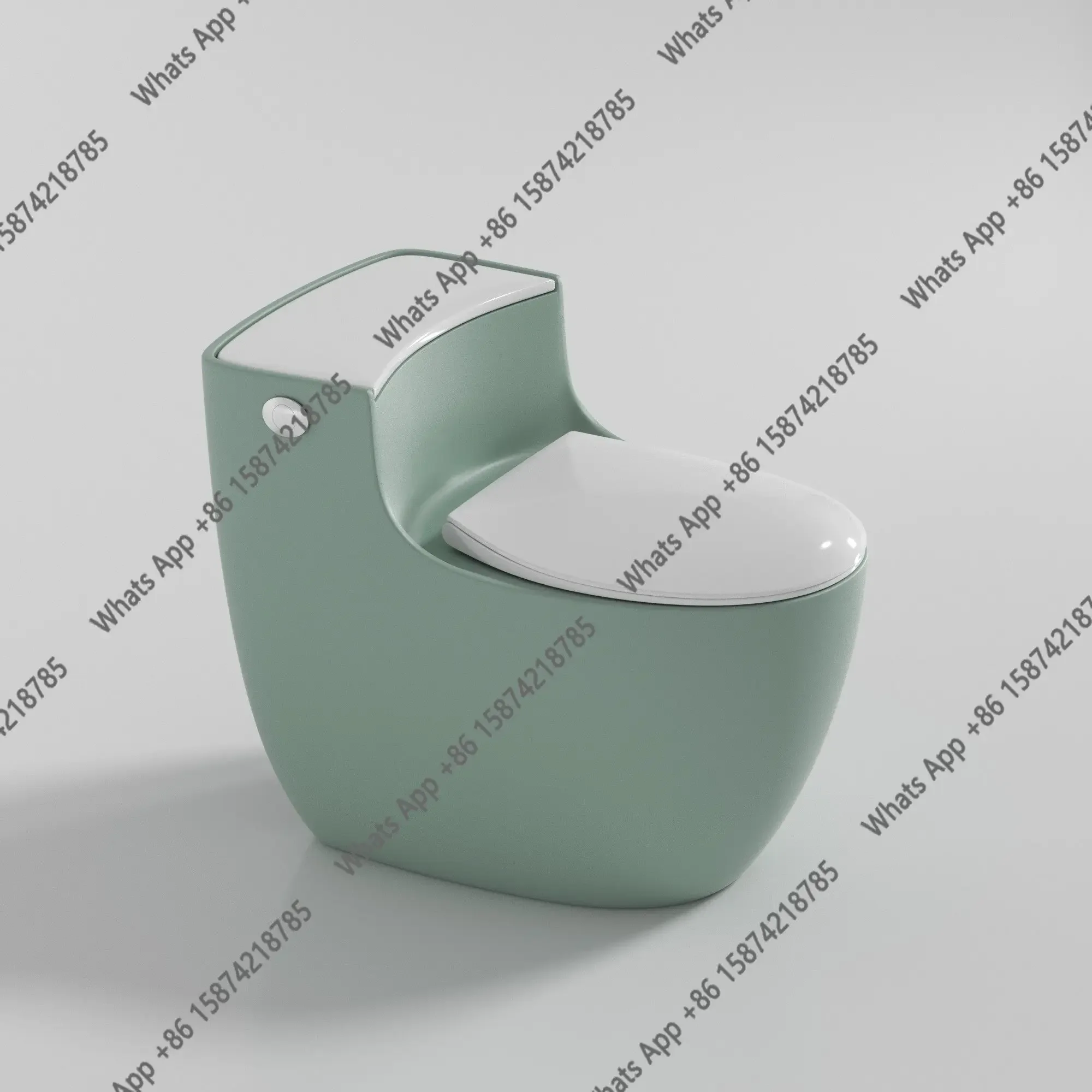 Xx German Household Bathroom Large-impact Toilet Large-diameter Color Toilet Designer Color