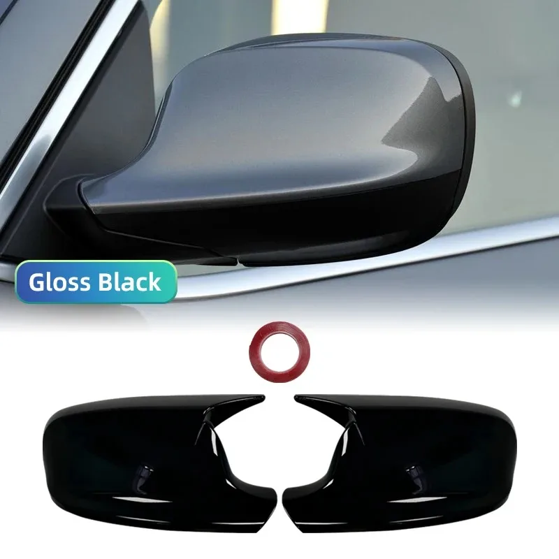 

Glossy Black Side Mirror Cover for BMW X3 F25 X1 E84 2010-2013 ABS Replacement Exterior Accessories Left Right