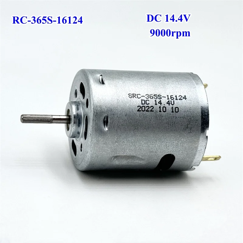 27.8*32.5mm 14.4V 9000rpm 365 DC motor 12V~18V carbon brush motor for hair dryer/ vacuum cleaner~