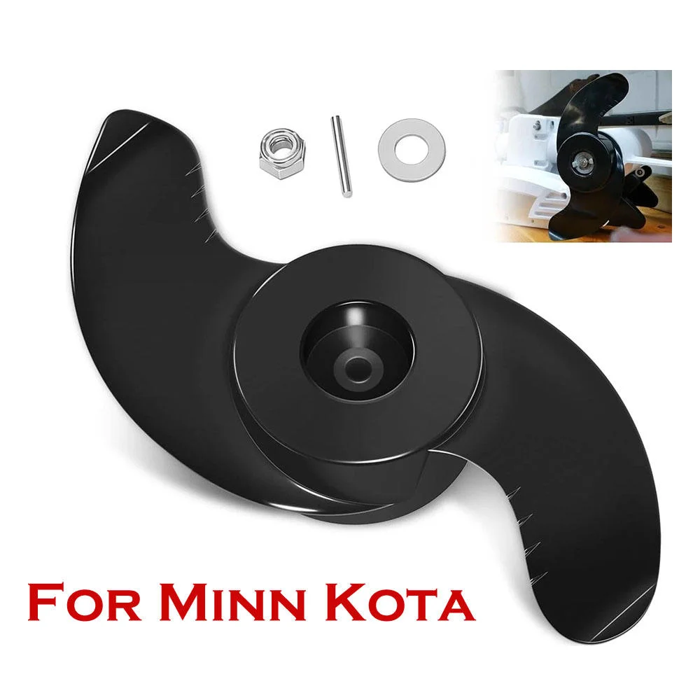 Electric Trolling Motor Propeller 2 Blade Boat Outboard Engine Prop For 58-86 LBS Electric Outboard Motor Accessories