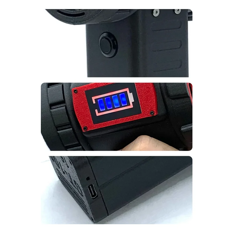 ABVJ-650W مروحة قوية 240Km/H فرش السيارات منفاخ الهواء مؤشر مستوى البطارية إزالة الثلوج منفاخ خارجي