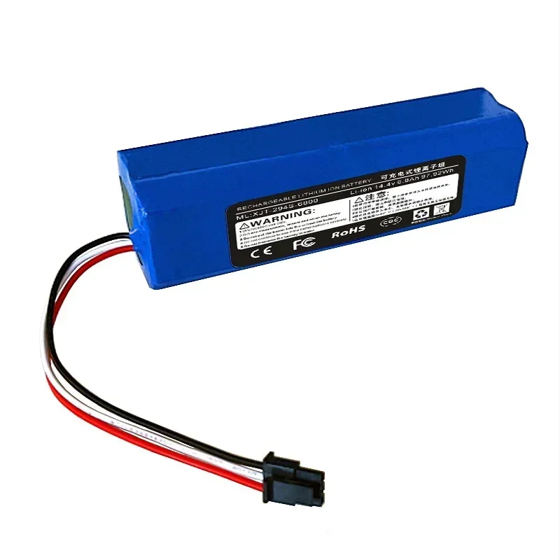 New 14.4V 12800mAh Original Rechargeable Li-ion Battery for Neabot Robotic Vacuum Cleaner Q11 Replace Accessories