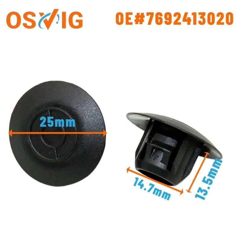 

20PCS OE#7692413020 76924-13020 Suitable for the side skirt threshold fasteners of Toyota Land Cruiser and Prado vehicles