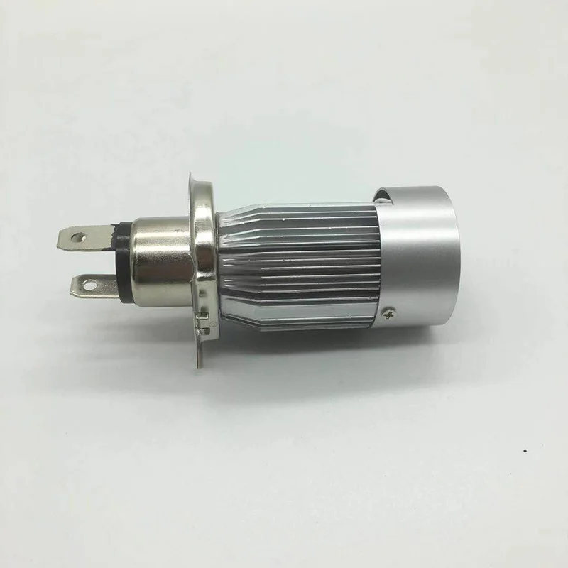 25W 12V Blue Red Angel Eye H4 LED Motorcycle Headlight Ba20d HS1 H6 Scooter Motorbike Headlamp Light Bulb DRL Accessories
