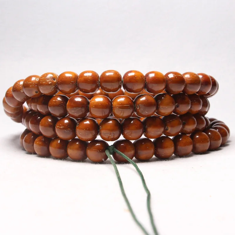 108 Purple Golden Rat Bodhi Beads, A Bracelet Designed To Attract Wealth And Good Fortune