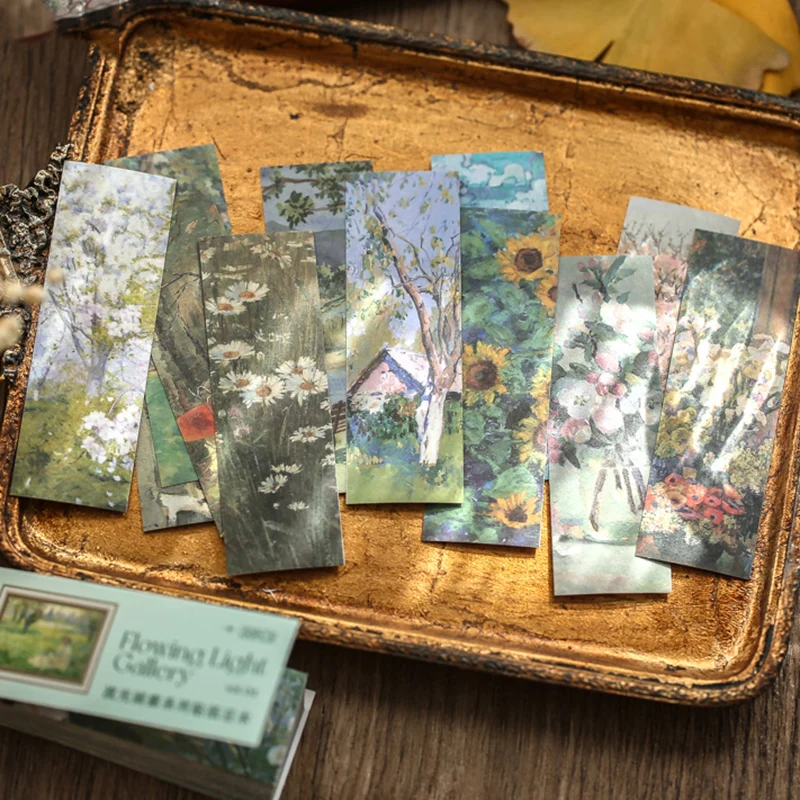 Mr. Paper 4 Styles50Sheets/bag Retro Creative Adzuki Bean Book Beautiful Starry Sky Character Forest Decoration Collage Memo Pad