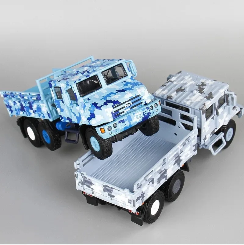 Diecast 1/64 Scale Liberation MV3 Alloy Car Model Military Truck Simulation Static Collection Ornament Transporter Truck Toys