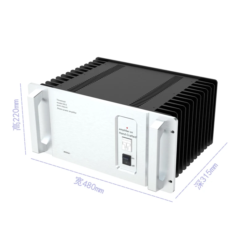 عتبة أمريكية SA3 مضخم صوت فارغ لتقوم بها بنفسك صندوق الإسكان فئة هيكل كبير بمقبض 480*315*220 مللي متر