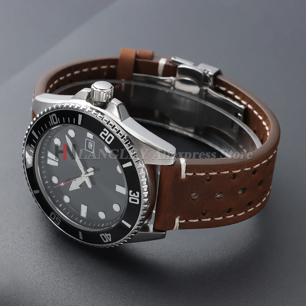 18mm 19mm 20mm 21mm 22mm 24mm Breathable Porous Vintage Racing Leather Watch Straps for Seiko for Rolex Quick Release Watchbands image 5