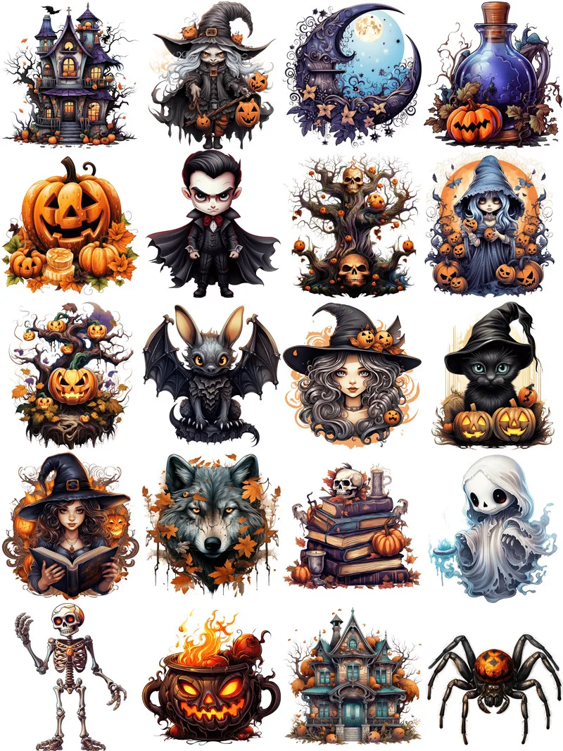 Halloween Stickers Crafts And Scrapbooking stickers kids toys book Decorative sticker DIY Stationery