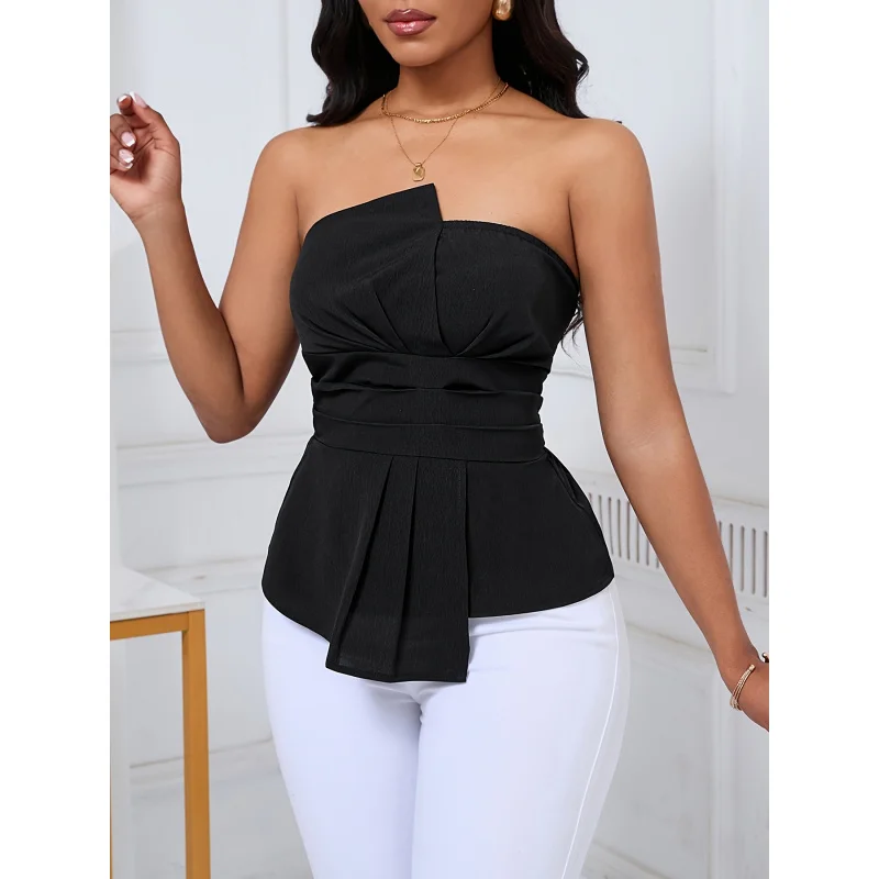 

Women's Elegant Strapless Top
