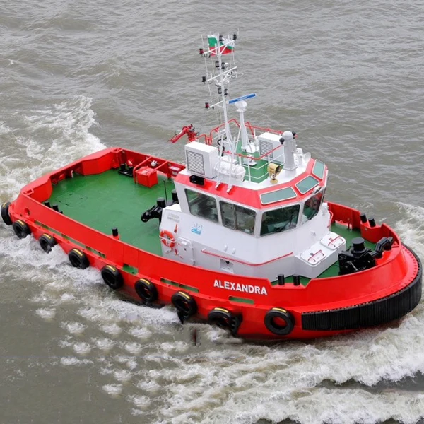 1/32 RC قارب 61 سنتيمتر محاكاة دامن 1907 قارب التحكم عن بعد محرك مزدوج RC Tugboat نموذج RTR لعبة الكبار هدية