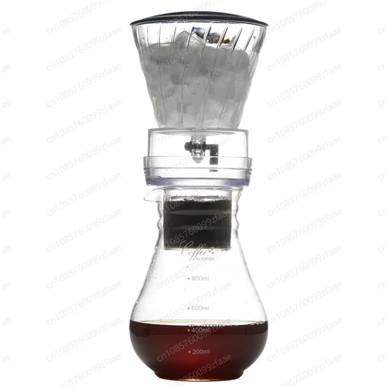 

Ice Drop Coffee Pot Household Cold Brew Ice Drop 600ml Drip Ice Brew Manual 800ml