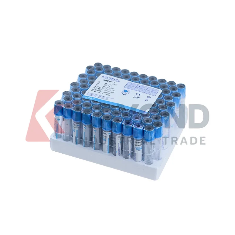 Vacuum Sodium Citrate Tube 1:9 Ratio 10mL 100pcs Laboratory Sample Consumable Research Equipment Application Use Series Model QC
