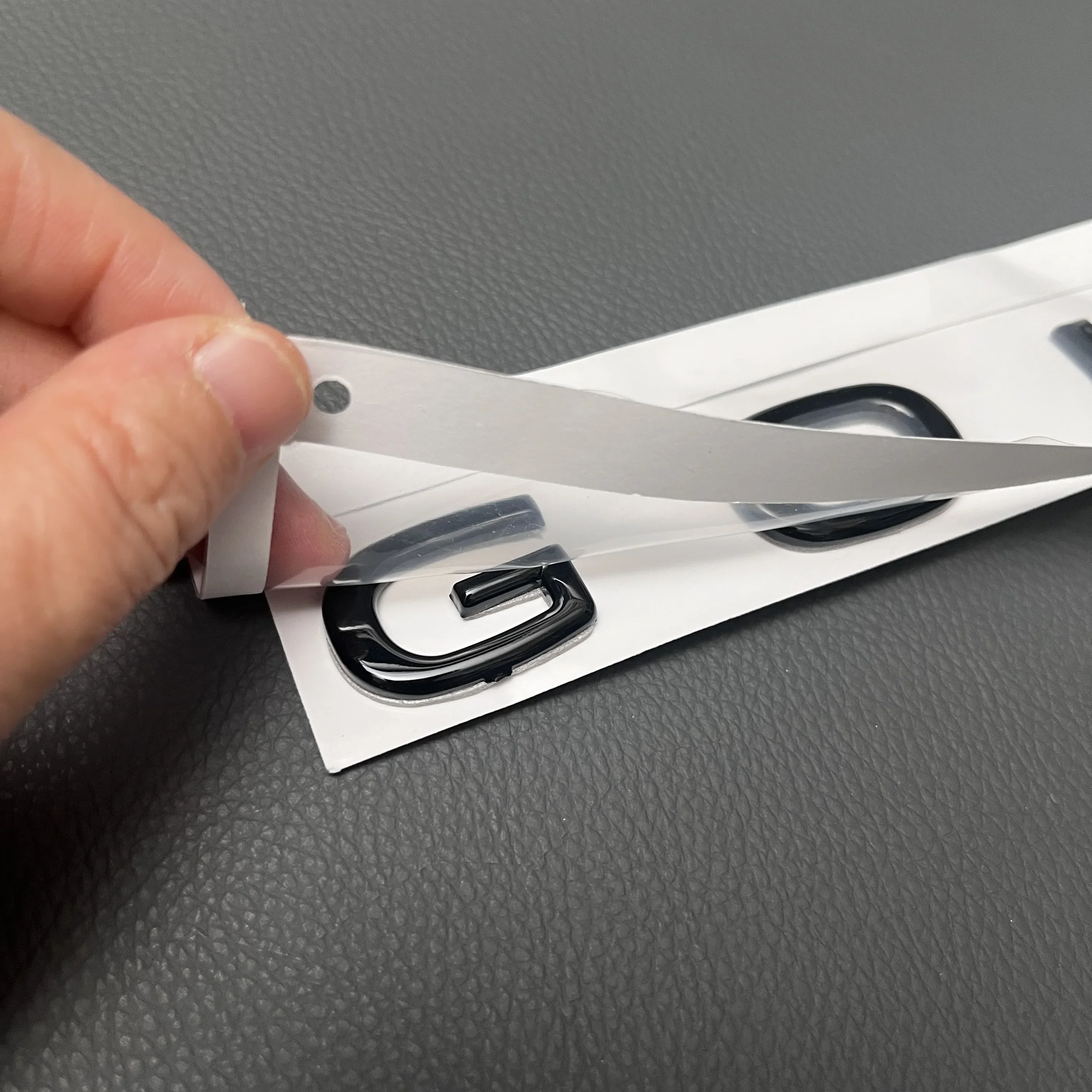VW 2026 Hot For VW Golf 8 Rline Rear Vehicle Logo Post Character Mark English Letter Golf Logo Silver - view 3