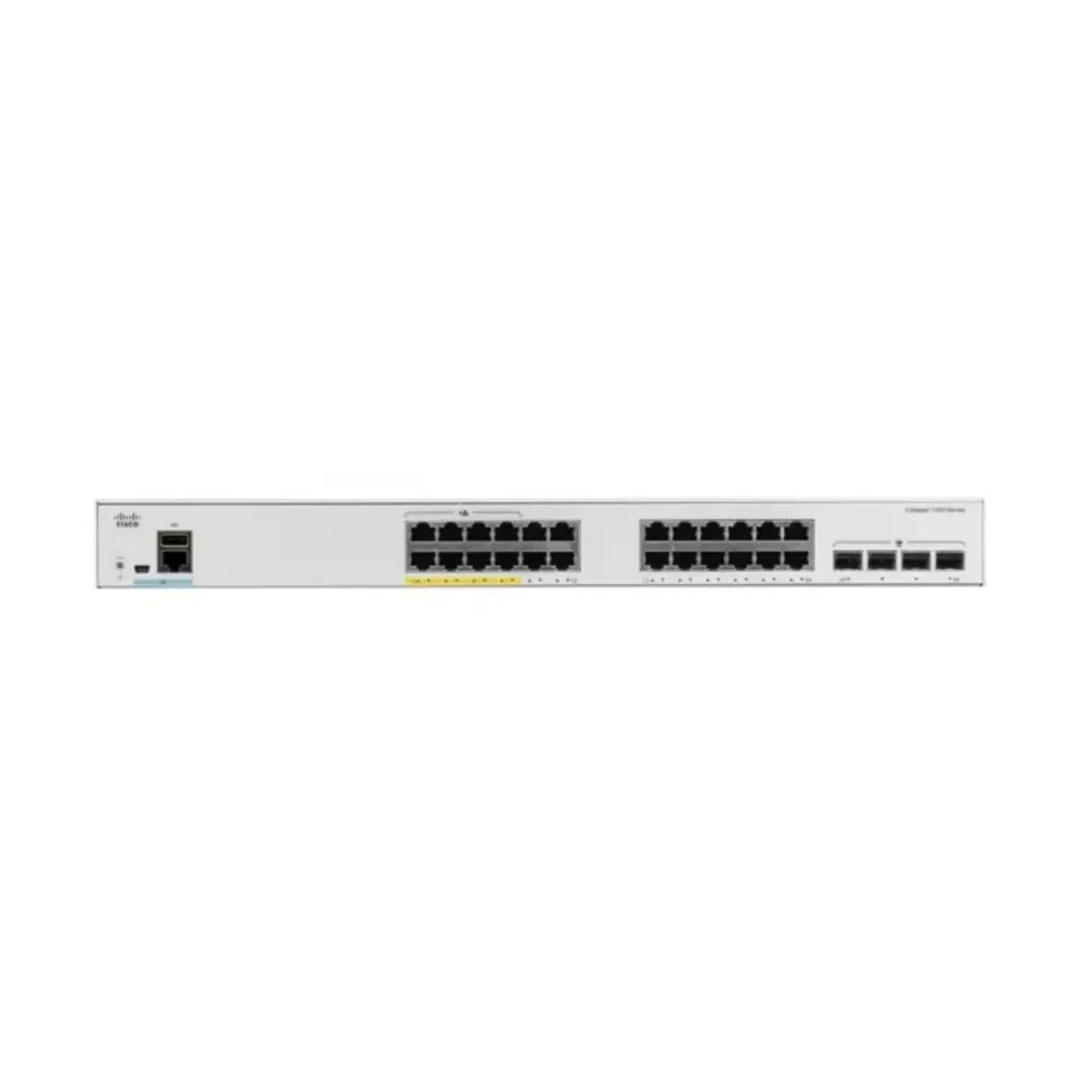 Switch Internet Cisc Catalyst 1000 Series Switches 24x 10/100/1000 Ethernet PoE+ ports and 195W PoE C1000-24P-4G-L