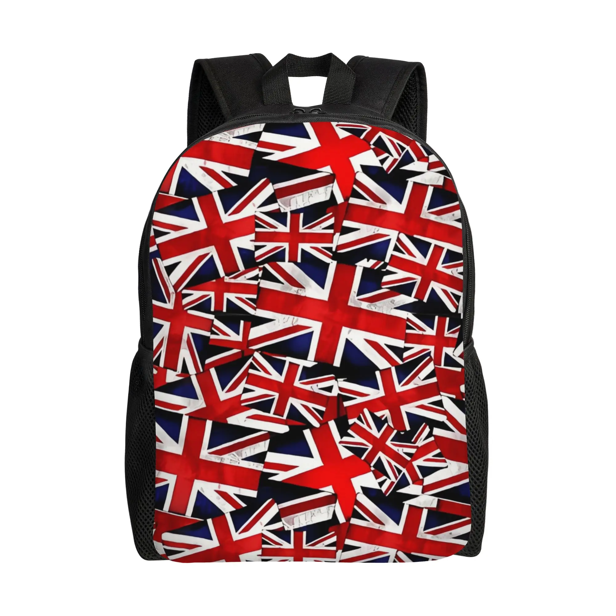 

Рюкзак с флагом Соединенного Королевства (Юнион Джек) для мужчин, женщин и подростков, школьный, деловой, повседневный, с символикой Лондона, британский, холщовый, для колледжа, спортивный.