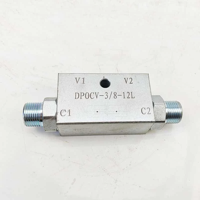 Small Hydraulic Lock Valve Two-way Cylinder Check Leg Oil Top Stop