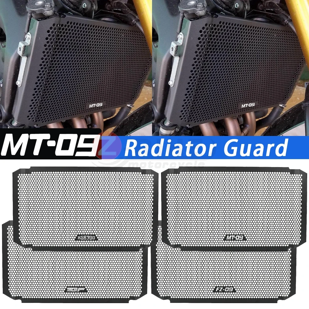

FOR YAMAHA MT09 FZ09 MT09SP Tracer900 TRACER900GT XSR900 2016-2021 Radiator Grille Protector Guard Protection Cover Motorcycle