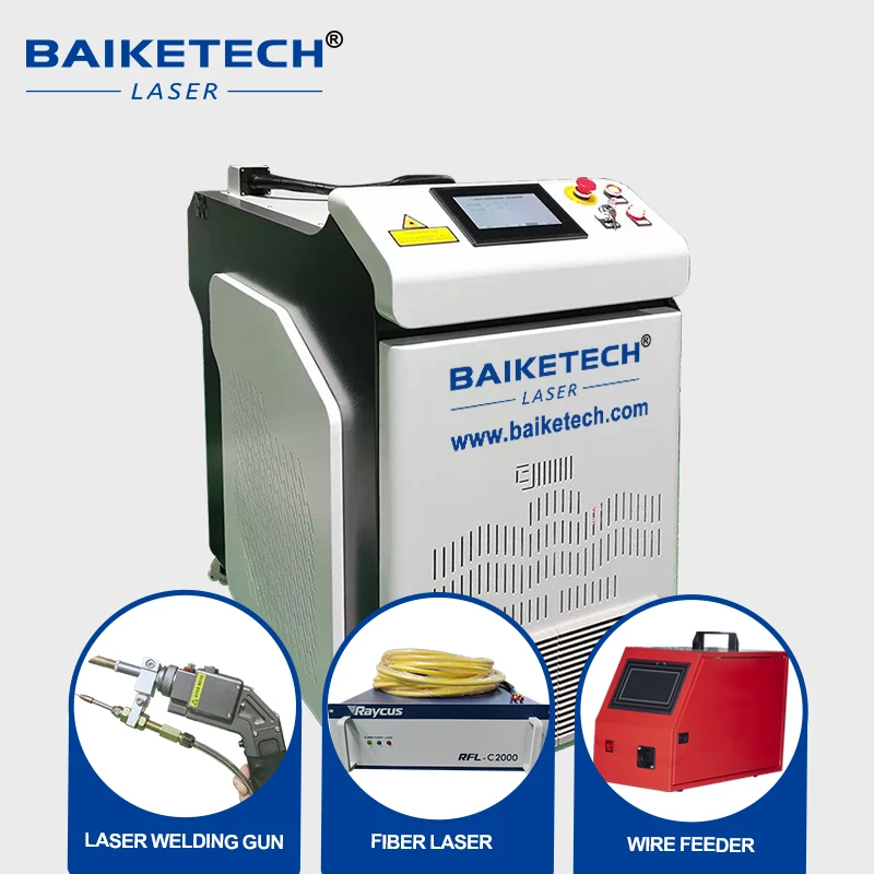 Handheld Fiber Laser Welding Machine Laser Welder With Wire Feeder for Metal Steel Copper