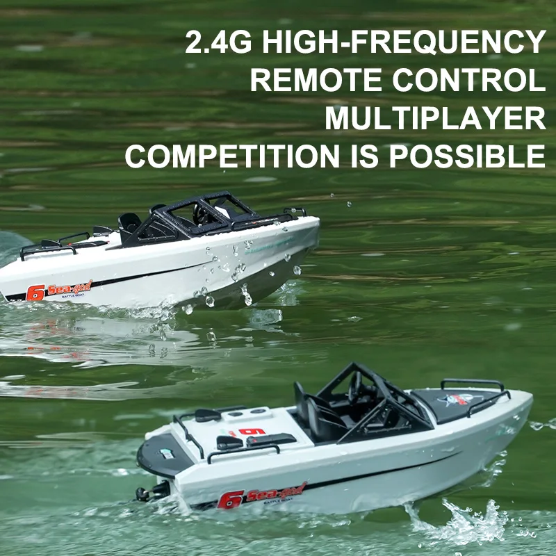 1/12 Brushless High-speed RC Speedboat Simulation Rescue Boat Model Electric Remote Control Racing Boat Water Game Toy Boy Gifts