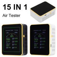 WiFi 15 in 1 Air Quality Monitor CO2 LCD Display Gas Analyzer pm2.5/1.0 Emperature Humidity Tester Detector Sensor for Home