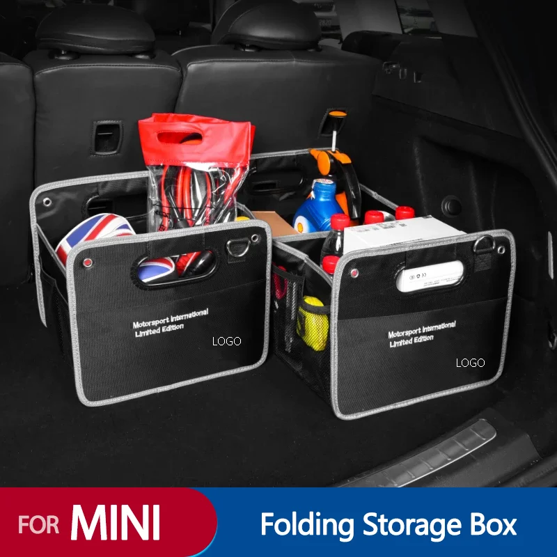 

Multi-Pocket Adjustable Folding Car Organiser Trunk Organizer Box For MINI COOPER F54F55F56F57F60R50R52R53R55R56R57R58R59R60