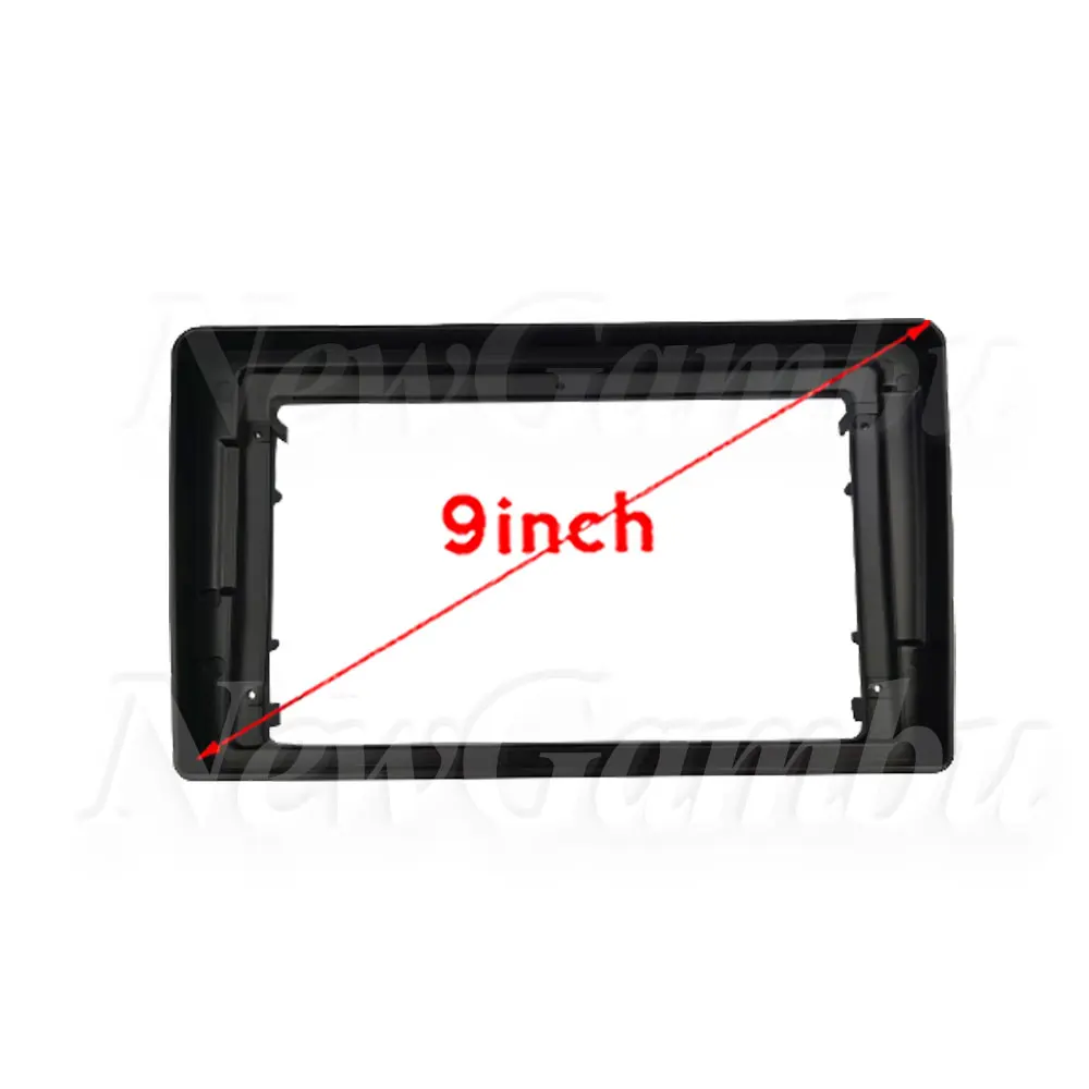 9 inch For Toyota Etios 2011 - 2021 Fascia Frame No Cable Dash Trim Kits Facia Panel  Radio Player screen 2 Din