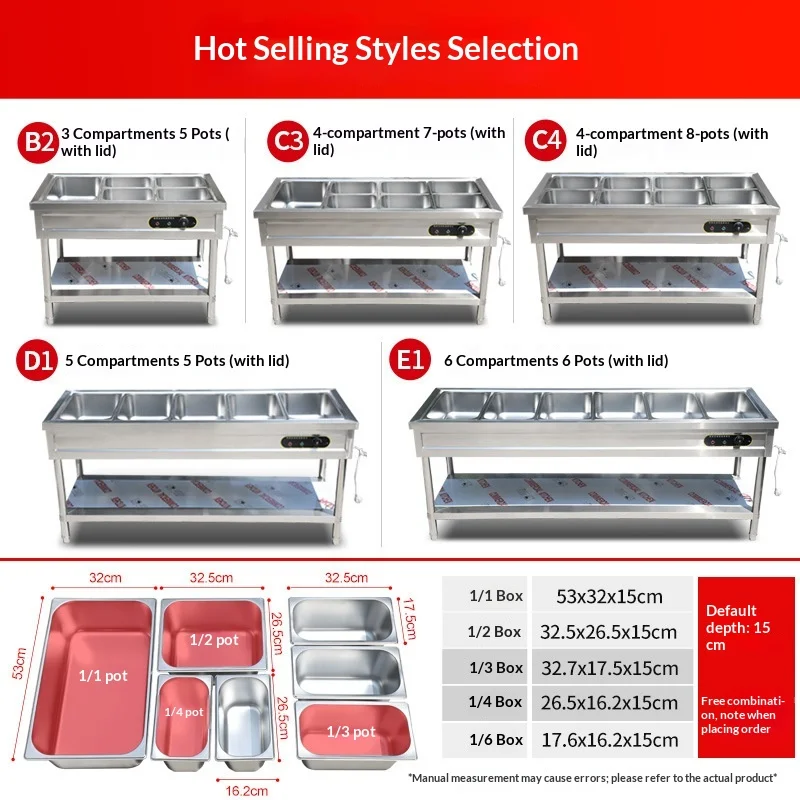 

Guard Catering Buffet Serving Equipment for Hotels and Restaurants Heated Mobile Food Station with Sneeze