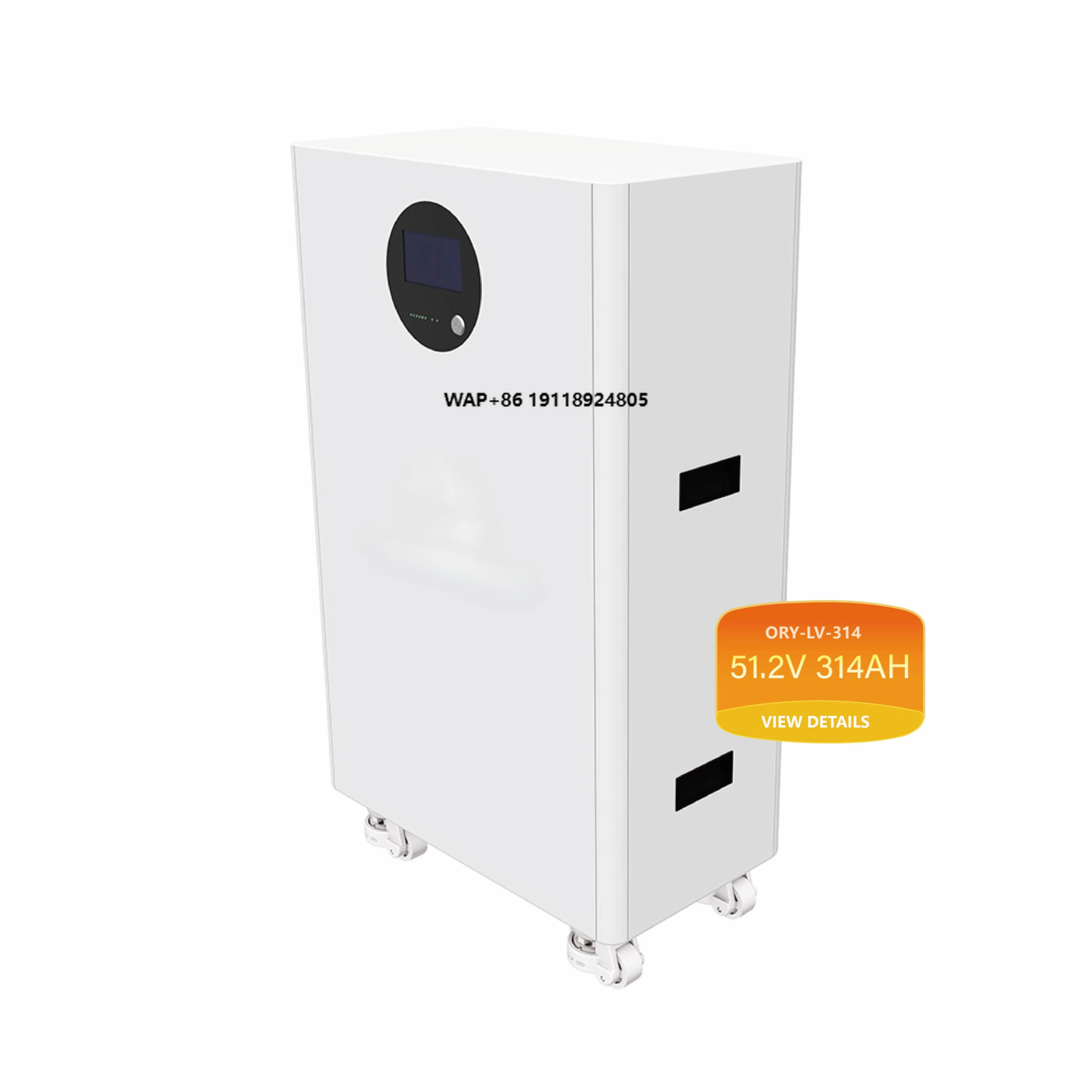 

High Quality 51.2V 314AH 16kWh 6000-Cycle LiFePO4 Vertical Solar Battery for Solar Panel System CE