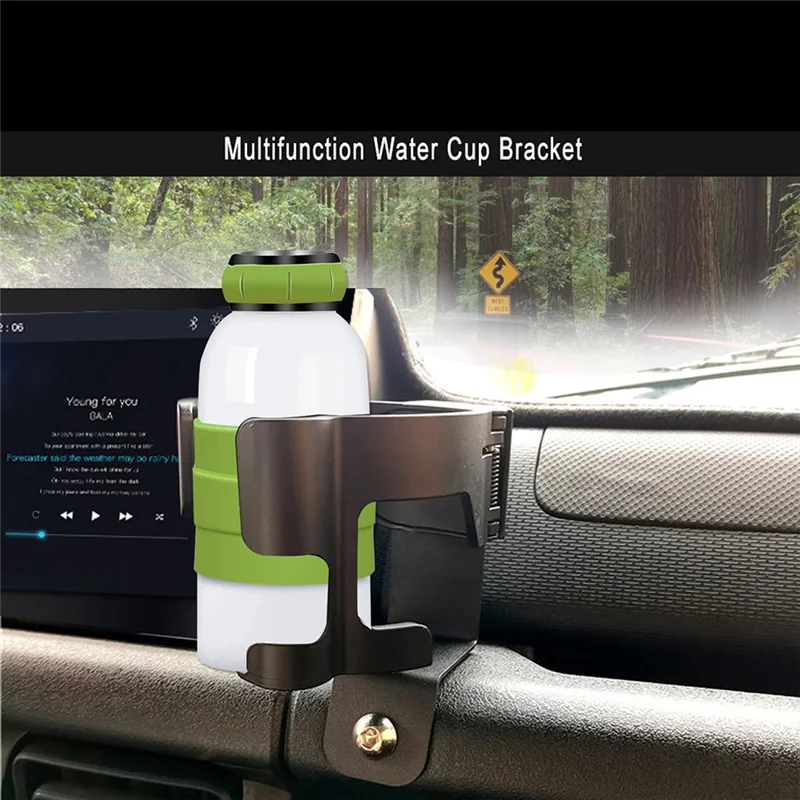 Car Water Cup Holder Phone Holder Stand GPS Mount Bracket Accessories Component For Suzuki Jimny JB74 JB64 JB43 2018-2022