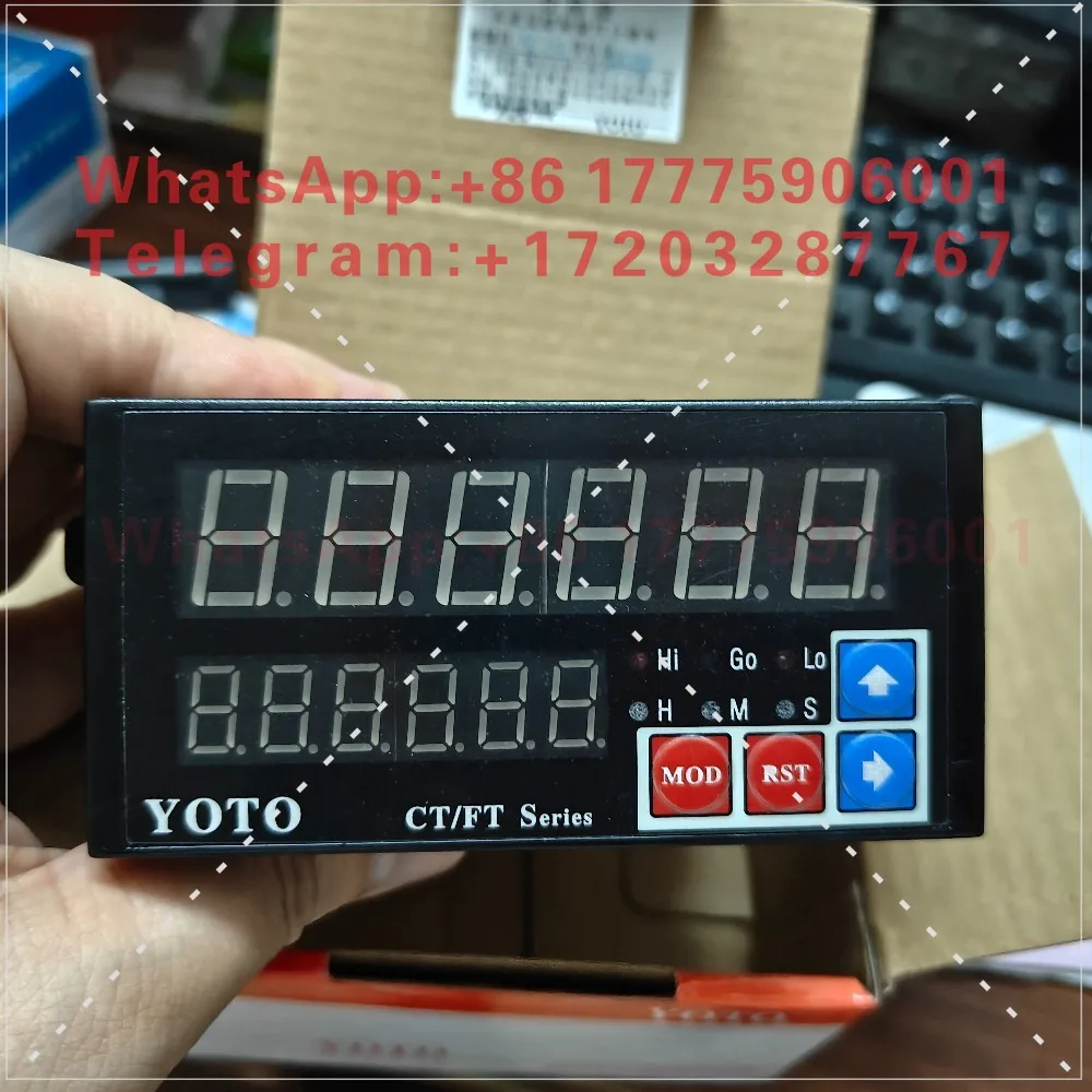 Electric YOTO digital display intelligent addition and subtraction counter multi-function meter length counter CT8-PS62B
