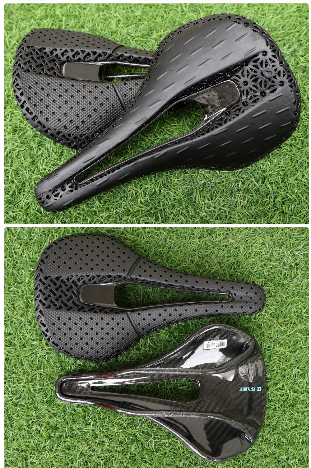 RYET T88 3D-Gedruckter Carbon-Fahrradsattel 240*143mm 7x9mm Ovale Schienen Ultraleichter MTB Gravel Rennradsitz Erschwinglich Hochwertig – Detail 19