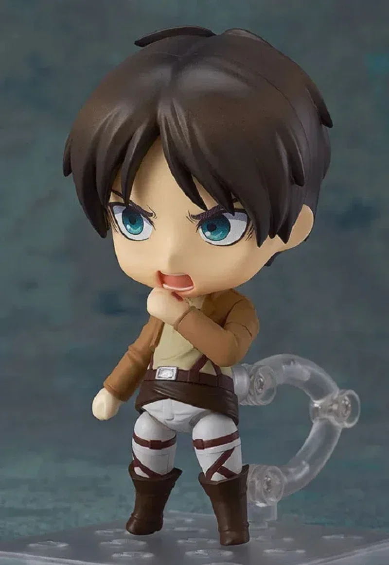 Neue 10CM Anime Angriff auf Titan Eren Jaeger kawaii Q Version kawaii Gemeinsame austauschbare Action-figuren PVC Modell Spielzeug geschenke