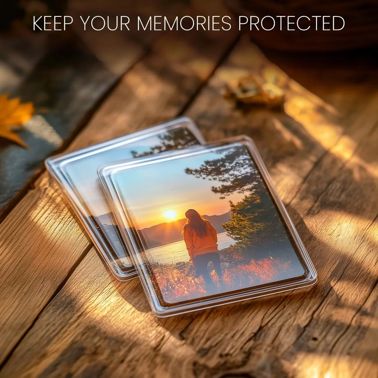 12/20Pcs Acrylic Magnetic Picture Frames, Blank Mini Fridge Insert Photo Display, DIY Magnet Decor for Home Kitchen
