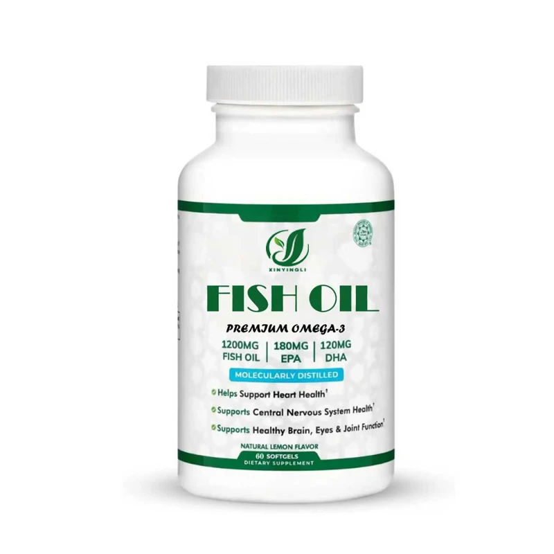 

Halal Fish Oil 1200mg Omega-3, High-quality EPA/DHA, Daily Health Support, Gluten Free