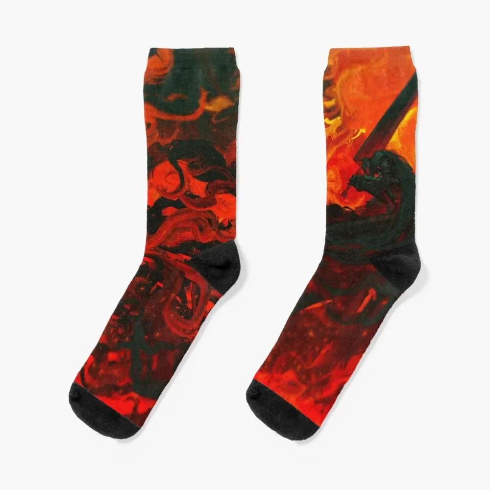 

In flames Socks Lots Children's sport anti slip football Men Socks Women's