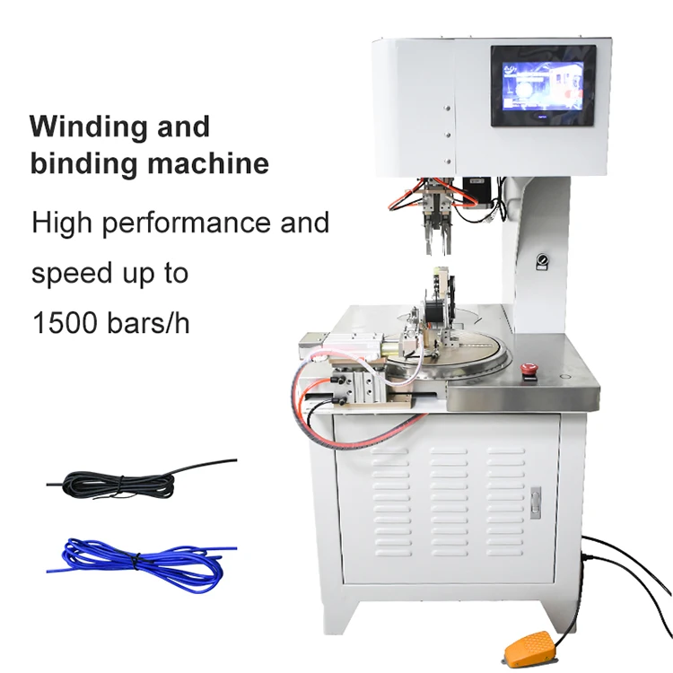 Full Automatic Hose and Cable Coil Winding Adhesive Tape Banding Machine
