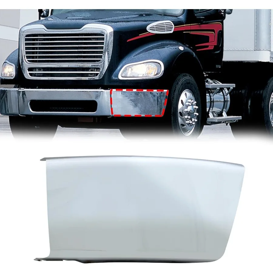

Стальной конец бампера с хромированной отделкой для Freightliner M2 106 112, водитель грузовика бизнес-класса, левая сторона, прочный a