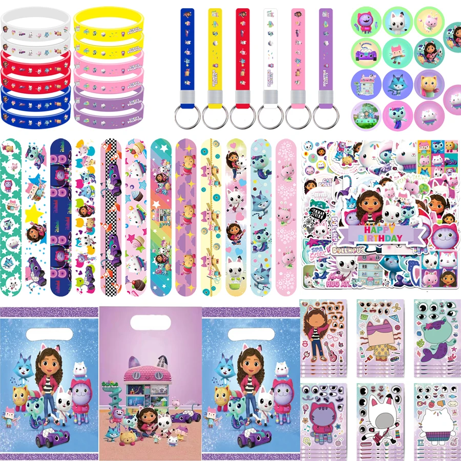 

Кукольный домик Габби, кошки, сувениры на день рождения, детские подарки, браслеты, наклейки, штампы, подарочная сумка, рождественские чулки, наполнители, игрушки