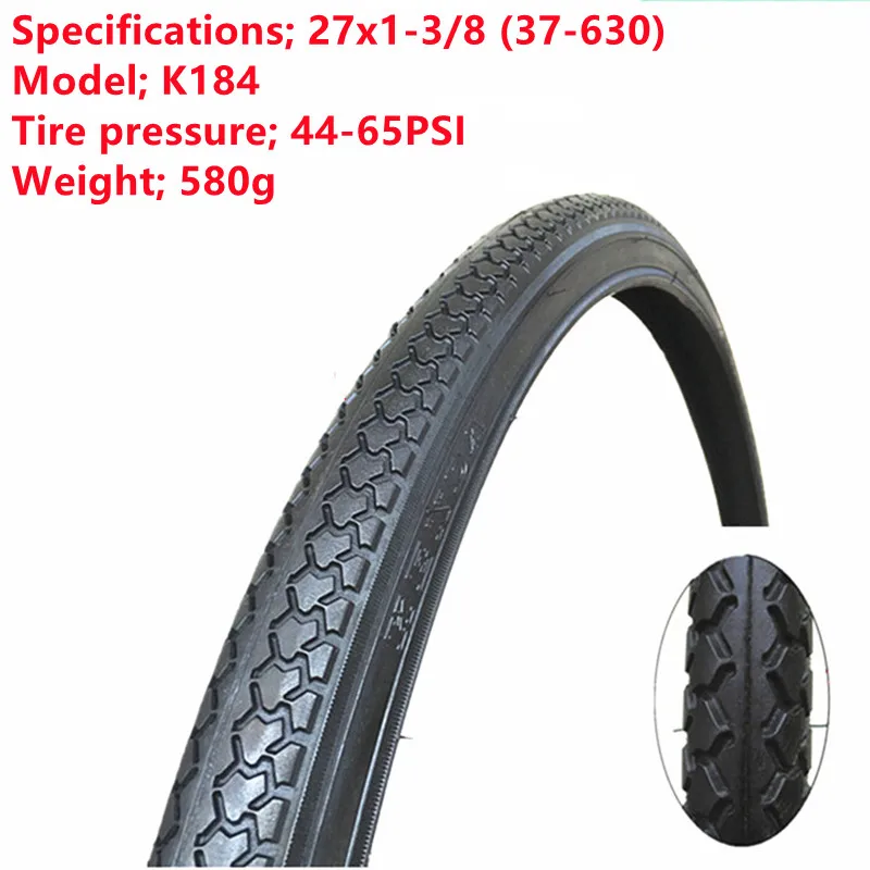 KENDA Tire K184 20/22/24/27 Inch x1-3/8 Retro Leisure Bicycle Tire