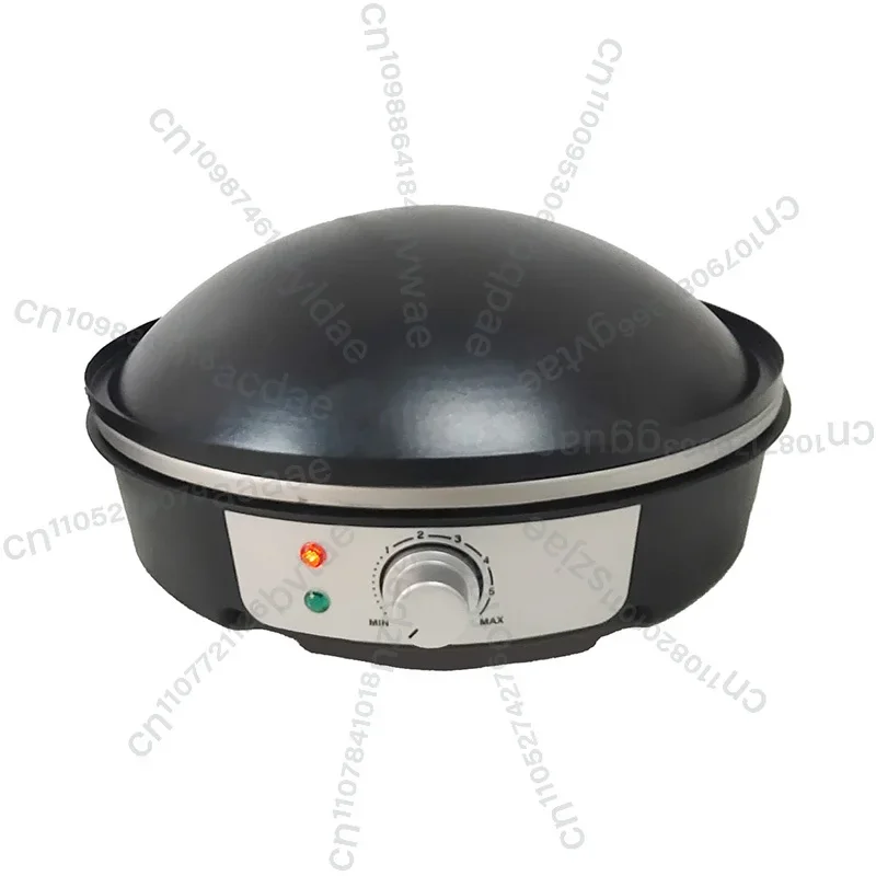 1800 Watt Electric Portable Bread and Pancake Maker Multi-Function Barbecue Maker with Round Pans for Home or Hotel Use