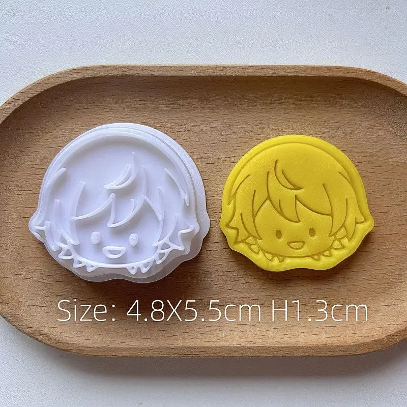 مشروع Sekai ساكي آلة قطع البسكويت أنيمي شخصية الصورة الرمزية الخبز البسكويت كعكة الخبز الشوكولاته قالب الكعكة الملحقات