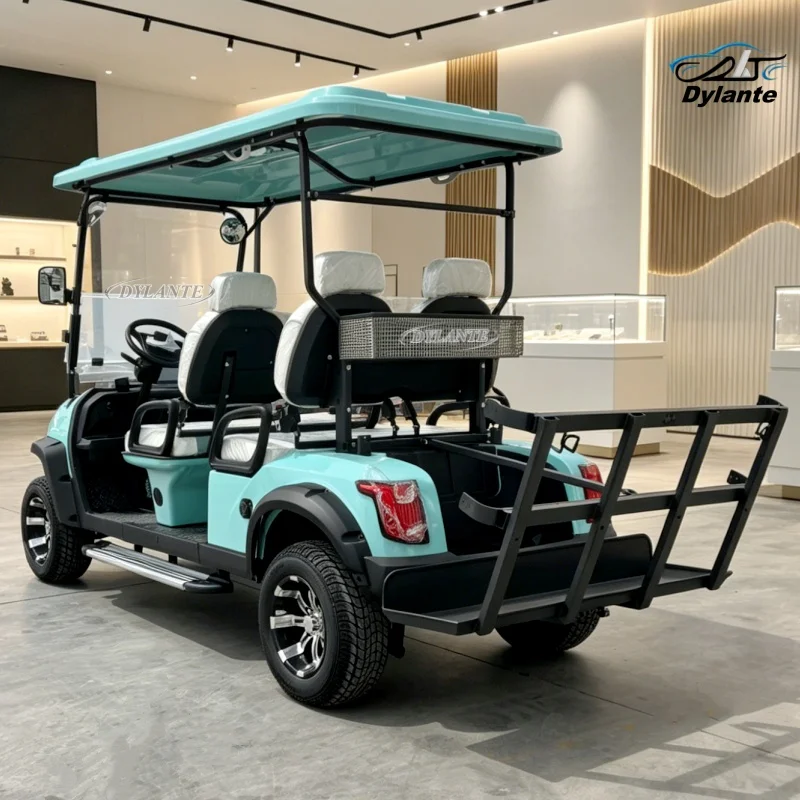 High Quality Large Capacity Battery 4KW 4 Seats Durable Long Endurance Electric Golf Cart Off-Road Low Speed Electric Vehicle