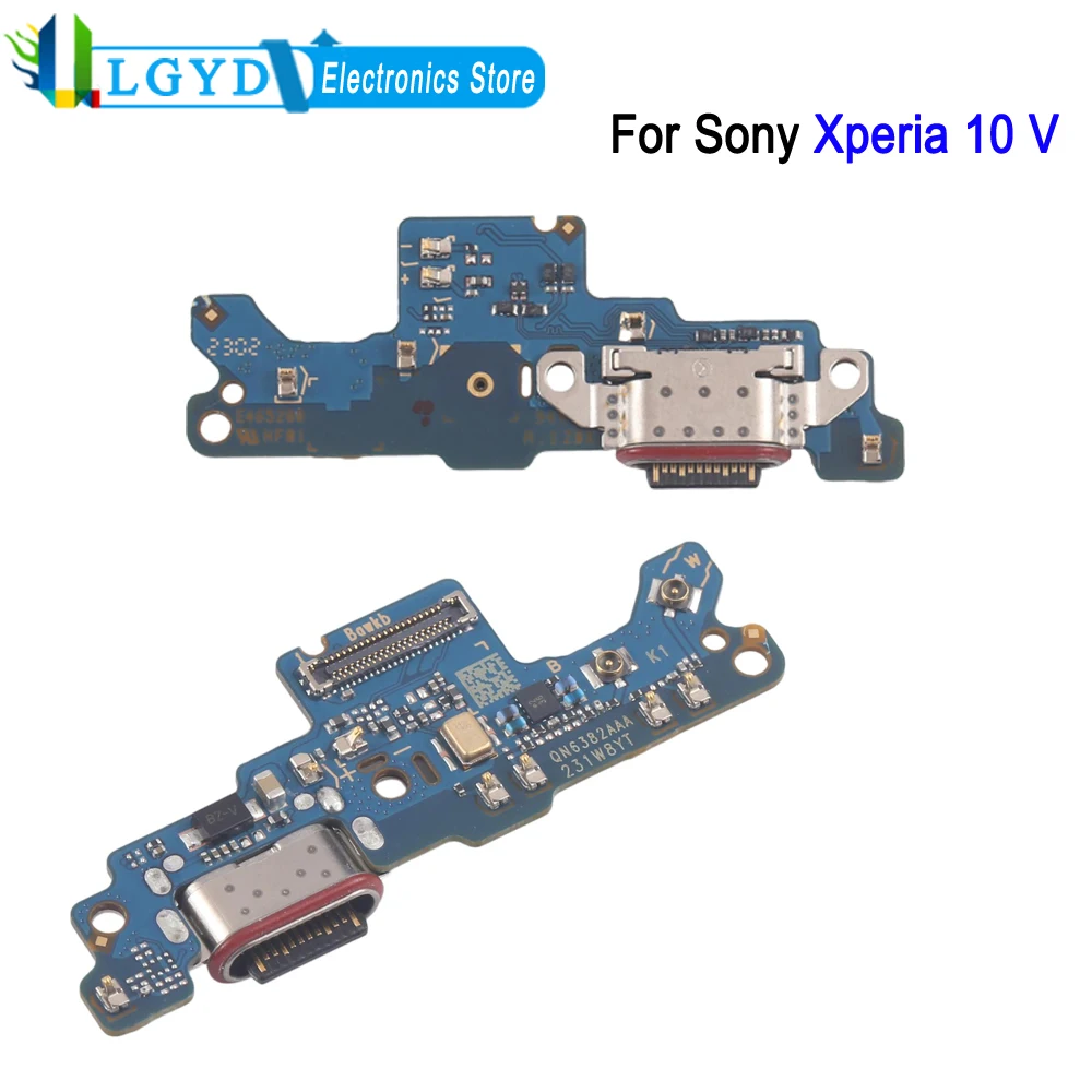 Charging Port Board For Sony Xperia 10 V 2023, XQ-DC72 / XQ-DC54 Phone Charging Board Repair Replacement Spare Part