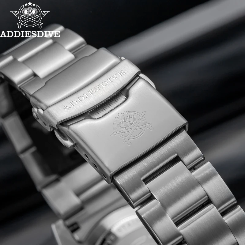 

ADDIESDIVE Роскошные мужские часы, водонепроницаемые, светящиеся, из нержавеющей стали, с керамическим безелем, мужские часы, повседневные кварцевые мужские часы, мужские часы